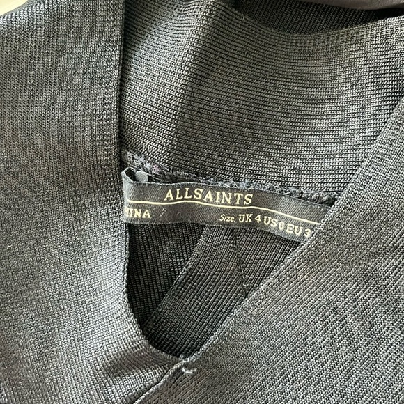 AllSaints Hazel Knitted Bandage Dress - Picture 6 of 7